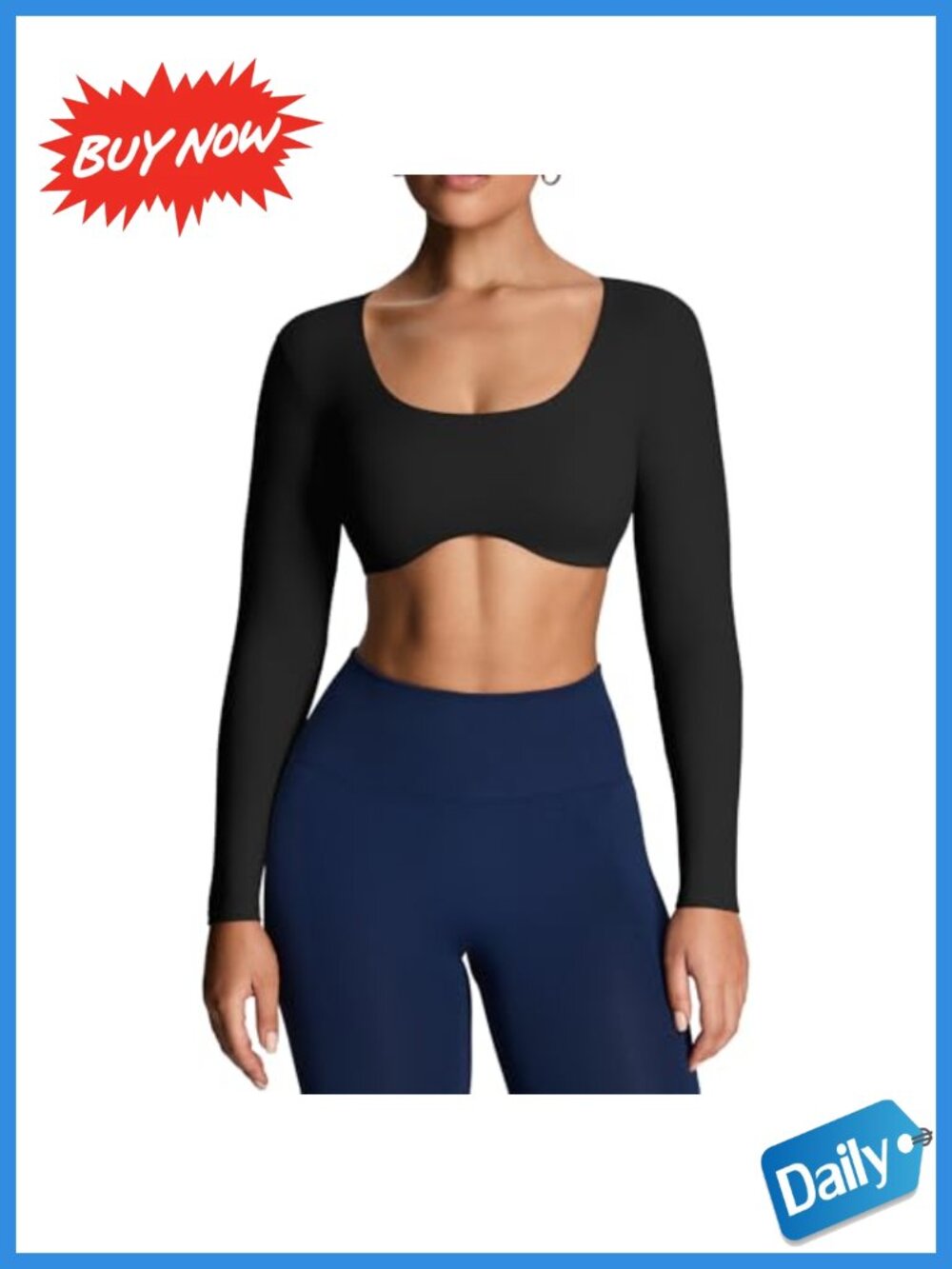 Long Sleeve Crop Top Sculpt Yoga Gym Breathable Removable Padded
